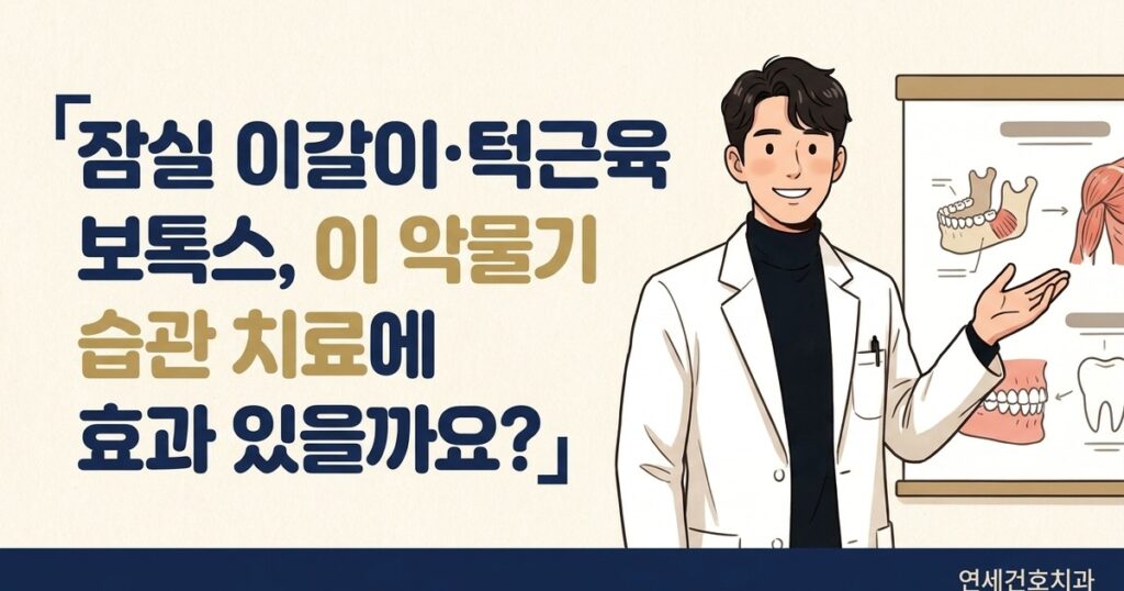 잠실 이갈이·턱근육 보톡스 - 연세건호치과