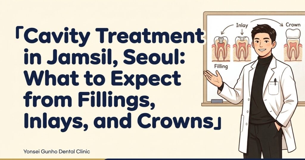 cavity treatment Jamsil Seoul - Yonsei Gunho Dental Clinic