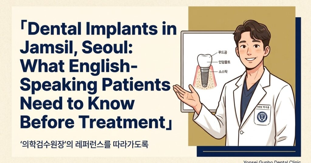 dental implant Jamsil Seoul - Yonsei Gunho Dental Clinic